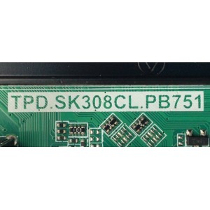 MAIN FUENTE COMBO PARA TV JVC ORIGINAL FHD ROKU TV / NUMERO DE PARTE 240038 / TPD.SK308CL.PB751 / CVTE9011ARA0 / B22053949 / B22053949 / 9011-240038 / 9011-240038-SE201481 / PANEL K430WDF / DISPLAY LC430DUQ (SK)(A3) / MODELO SI43FRF